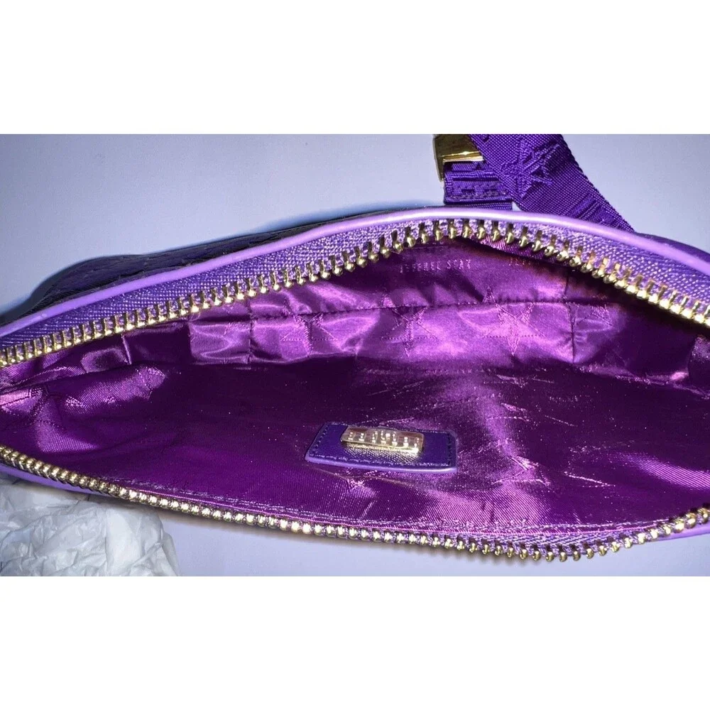 Jeffree Star Purple Waist Fanny Pack Cosmetic Bag Blood Lust Collection NWT
